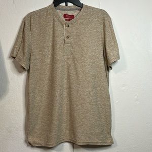 Bruno Milano Super Soft Shirt, Large, Cream, Short Sleeve